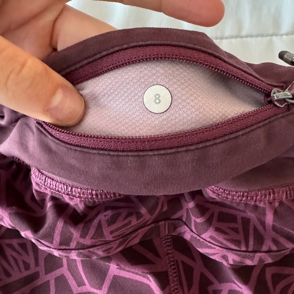 Unique Red Rose Lululemon Speed Up Short - Picture 3 of 3